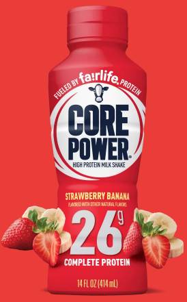 Core Power - Strawberry Banana 14oz (1X12|1 Unit per Case)