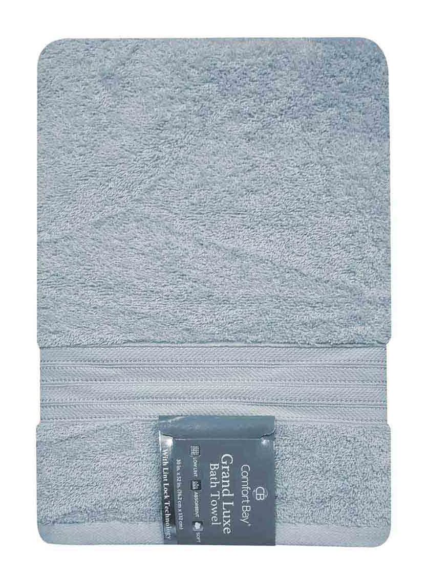 Comfort Bay Low Lint Bath Towel Light Blue