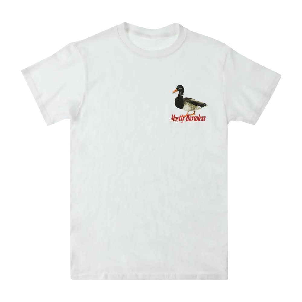 Mostly Harmless Duck Graphic Tee Large White