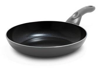 GreenLife Essentials Ceramic Nonstick Aluminum Fry Pan, 8 in, Charcoal Gray