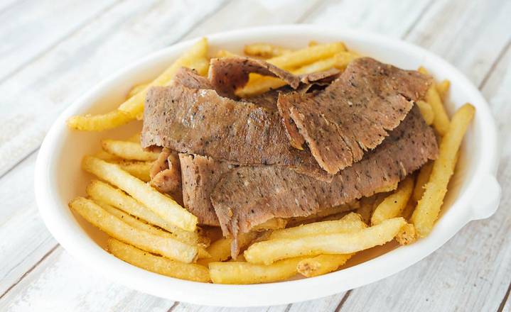 Lamb Donair Meat & French Fries
