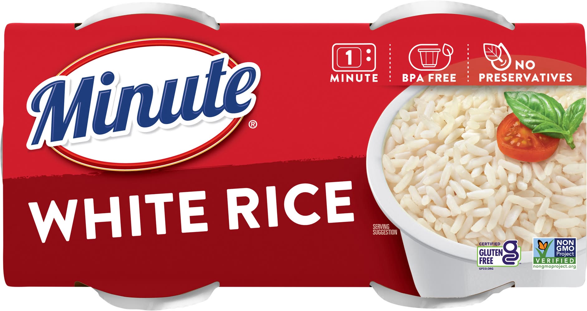 Minute Ready To Serve White Rice Cups (8.8 oz, 2 ct)