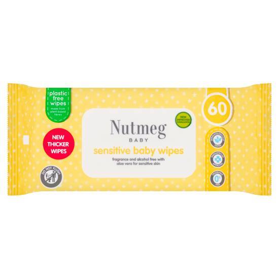 Nutmeg Sensitive Baby Wipes