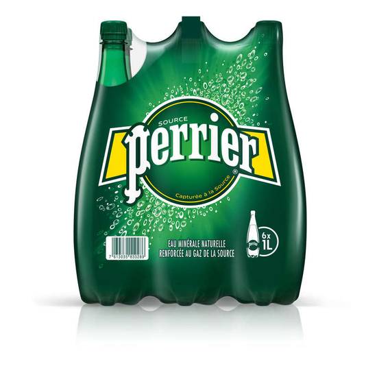 Perrier eau minérale naturelle gazeuse 1 L