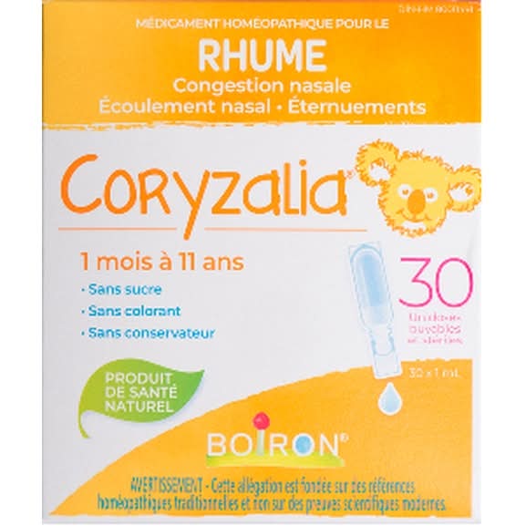 Boiron Coryzalia Cold Homeopathic Medicine (30 ml, 30 ct)