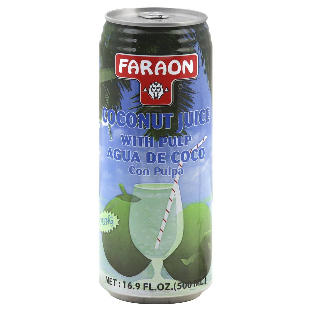 Faraon Coconut Juice With Pulp - 16.9 Fl Oz