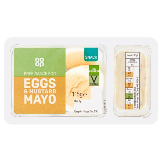 Co-Op Egg and Mustard Mayo Dip pack 115g