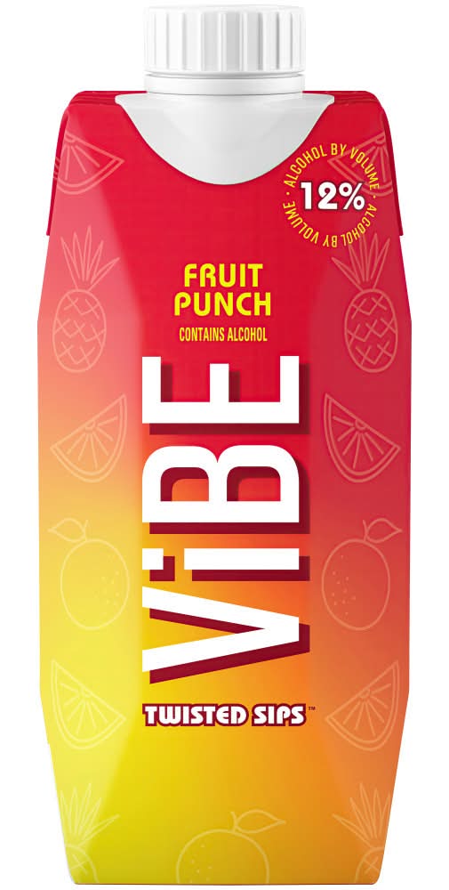 Vibe Fruit Punch Wine, Fruit Punch (500 ml)