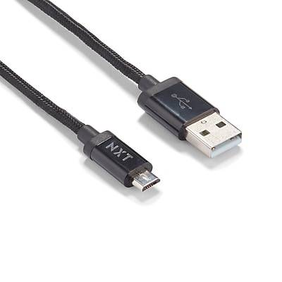 Nxt Technologies Braided Usb-A To Micro-Usb Charging Cable For Samsung/Android (4 ft)