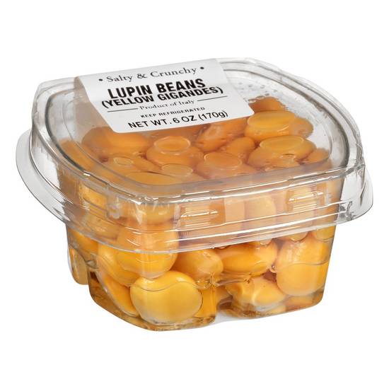 Yellow Gigandes Lupin Beans Fresh Pack 6 oz