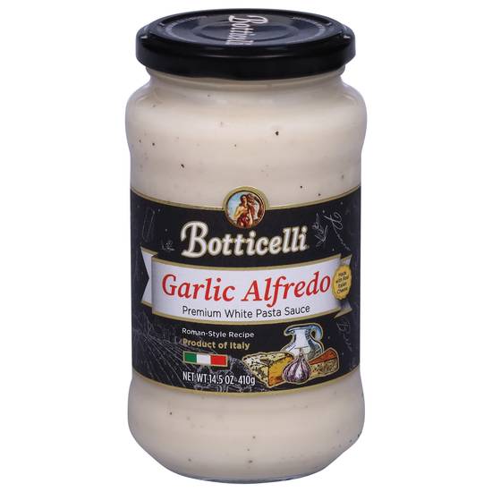 Botticelli Garlic Alfredo Premium White Pasta Sauce