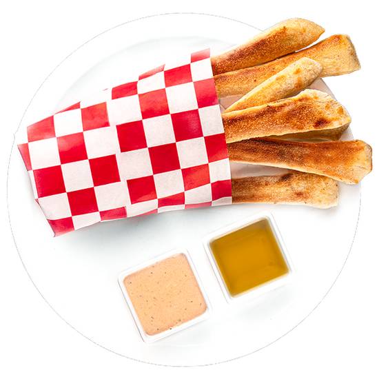 Breadsticks met Happy-Dip