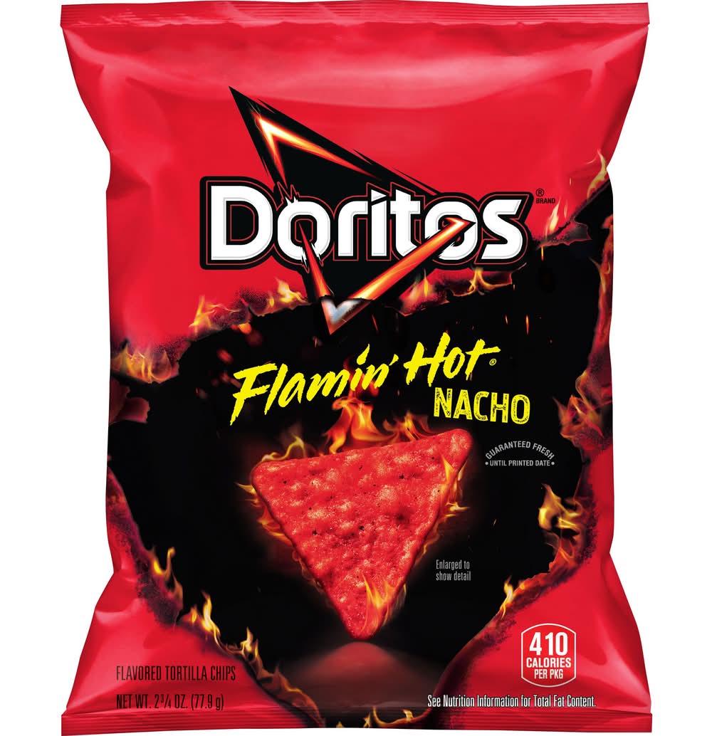Doritos Tortilla Chips, Flamin' Hot Nacho (2.75 oz)
