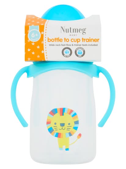Nutmeg Bottle-To-Cup Trainer 6+ Months 250ml