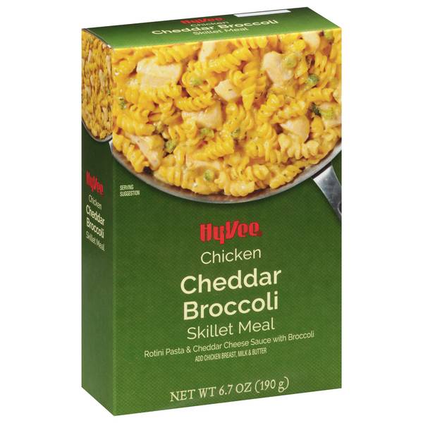 Hy-Vee Skillet Meal Chicken Cheddar Broccoli