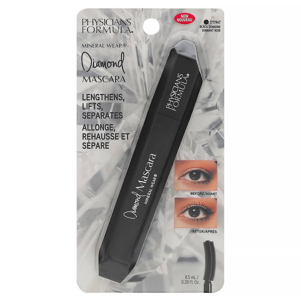 Physicians Formula Mineral Wear Diamond Black Diamond Mascara (0.28 fl oz)