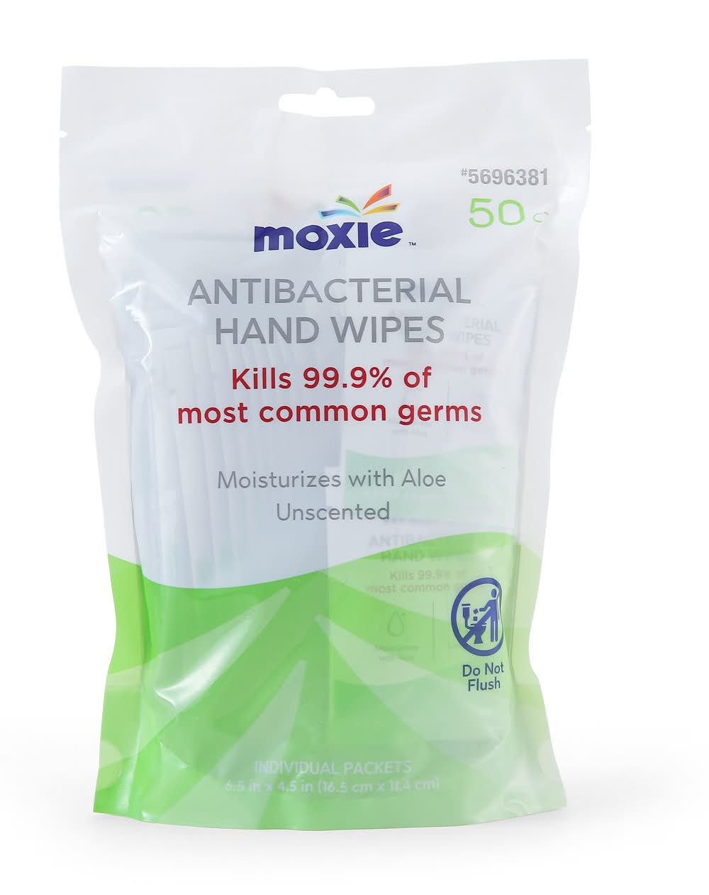 Moxie 50-count Unscented Hand sanitizer wipes Wipes