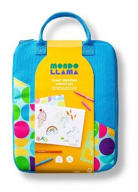 Mondo Llama Super Sketches Stencil Set (20 ct)