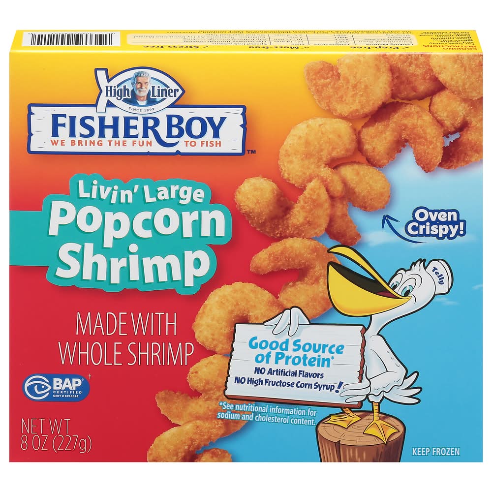 Fisher Boy Livin' Large Popcorn Shrimp (8 oz)