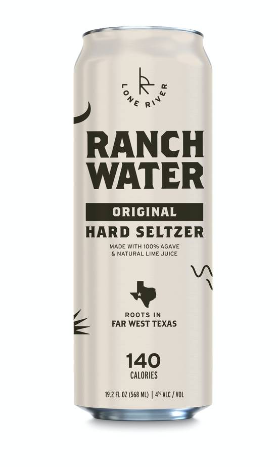 Lone River Ranch Water Original Hard Seltzer (19.2 fl oz)
