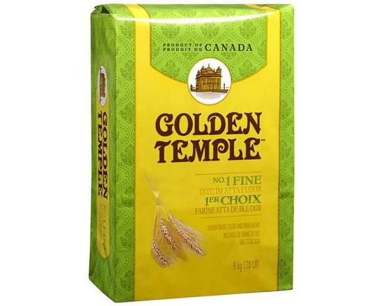 Golden Temple · Golden Temple farine atta durum 1er choix 9kg (9.07 kg) - Fine durum atta flour (9.07 kg)