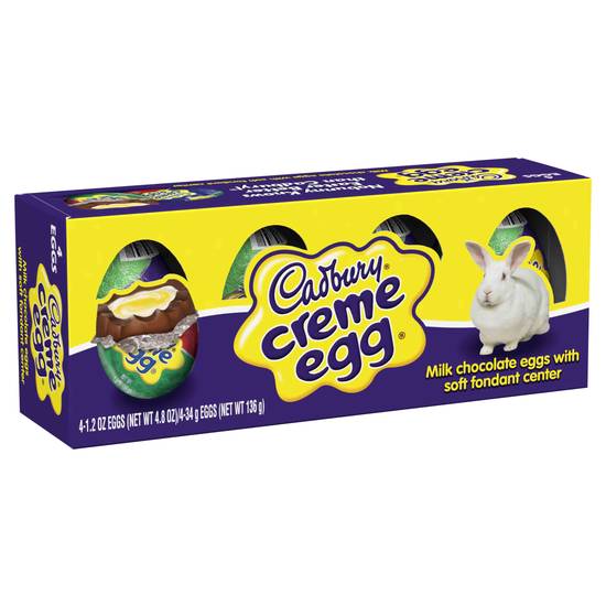 Cadbury Easter Creme Eggs (4 ct, 1.2 oz)