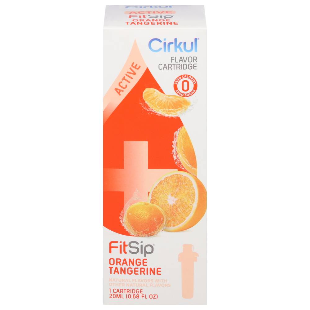 Cirkul Tangerine Active Cartridge, Lemon (0.68 fl oz)