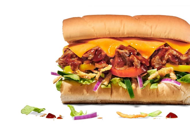 Bourbon BBQ Steak & Cheddar