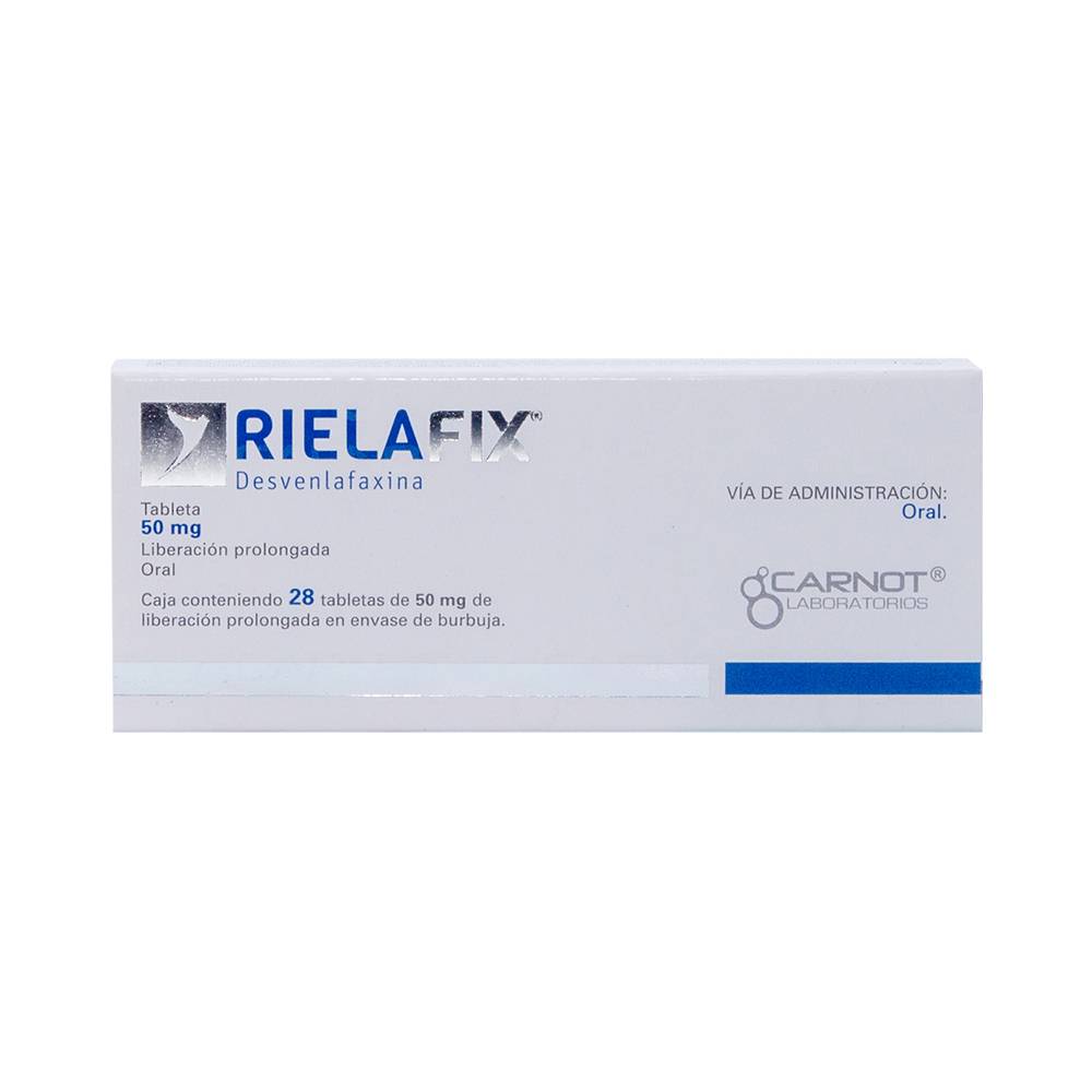 Carnot rielafix desvenlafaxina tabletas 50 mg (28 piezas)