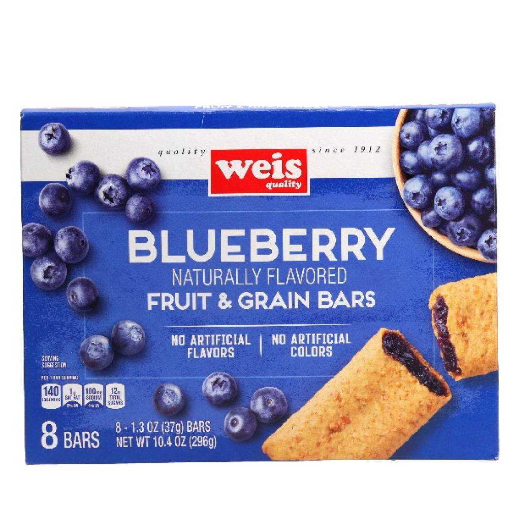 Weis Quality Fruit and Grain Bars Blueberry