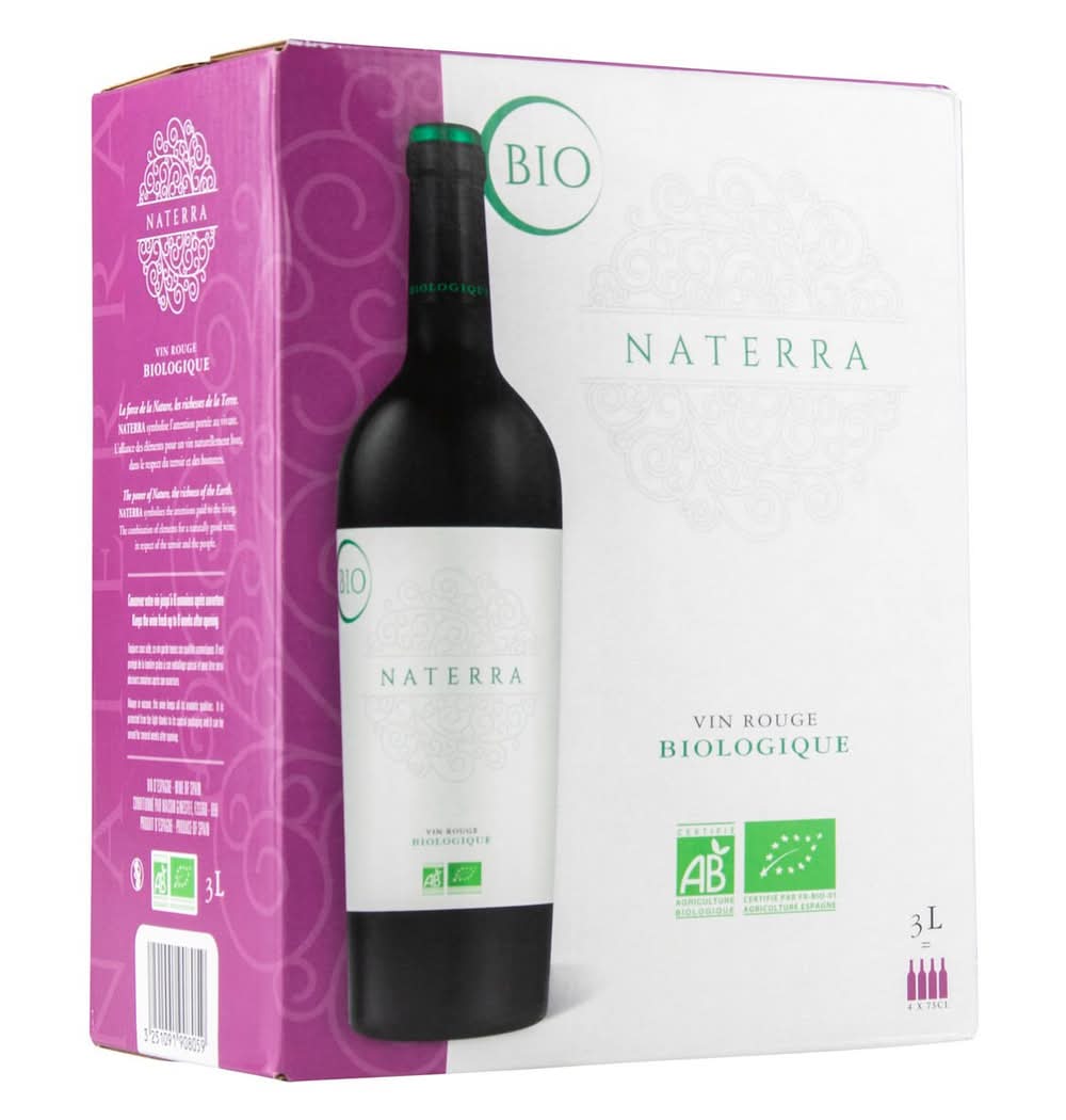 Espagne Naterra Rouge Bio Cubitainer 3L
