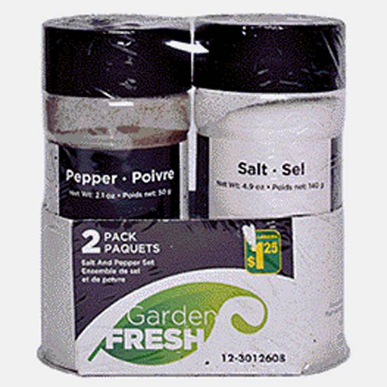 Garden Fresh Salt & Pepper Set (106g/35g /140g/ 50g)