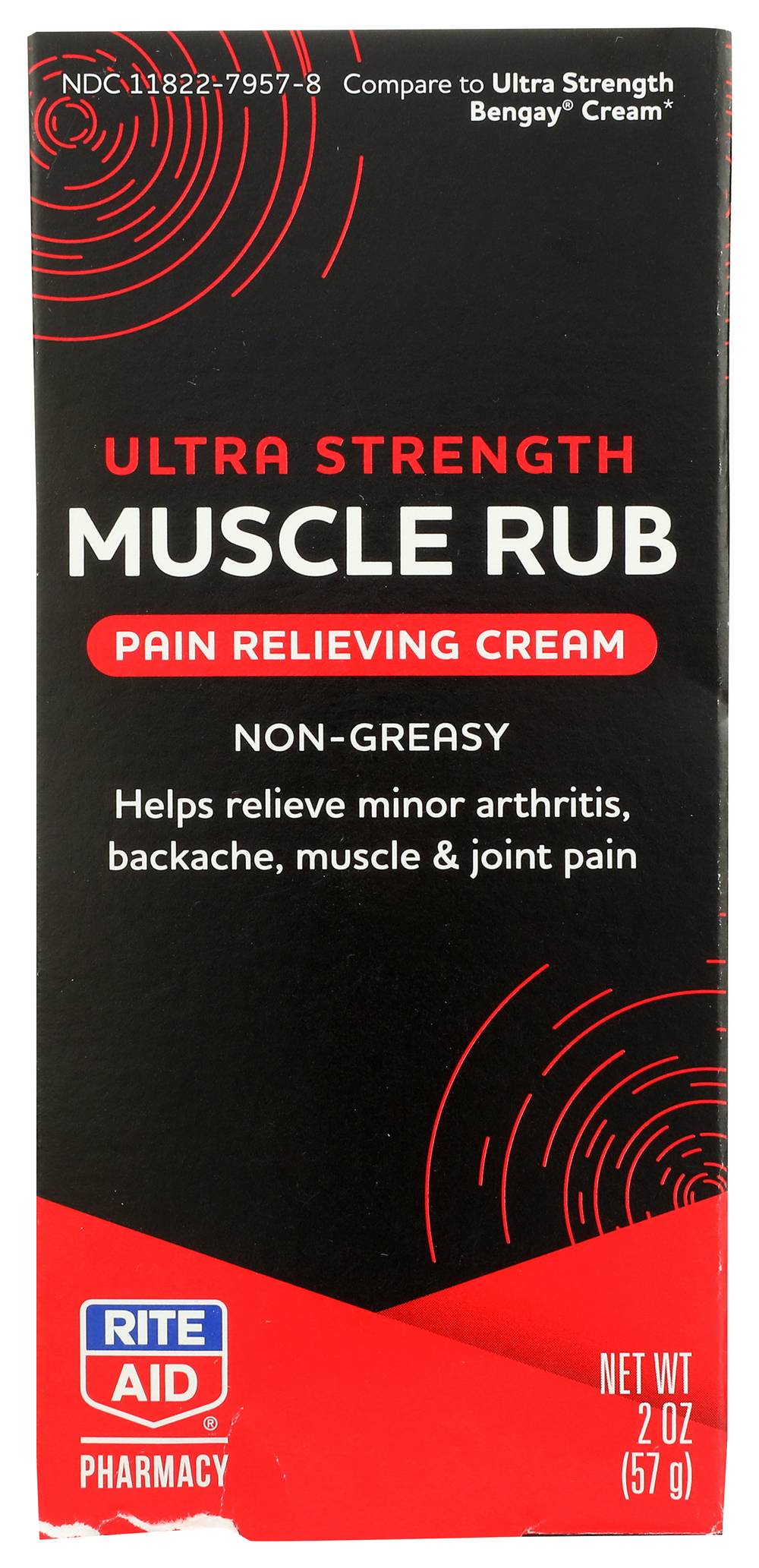 Rite Aid Ultra Strength Non-Greasy Muscle Rub (2 oz)