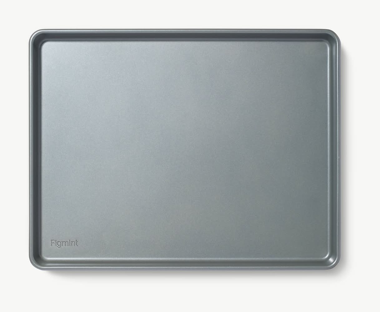 Figmint Nonstick Aluminized Steel Baking Sheet, 12 In x16 In, Gray