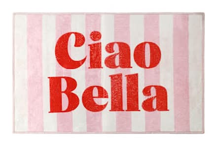 Washable Rug 24inx36in Ciao Bella