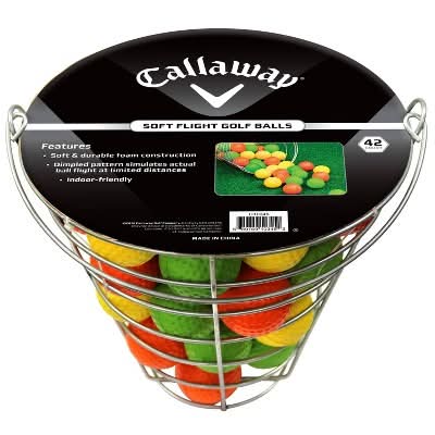 Callaway Soft Flight Golf Balls in Basket, Assorted (42 ct)