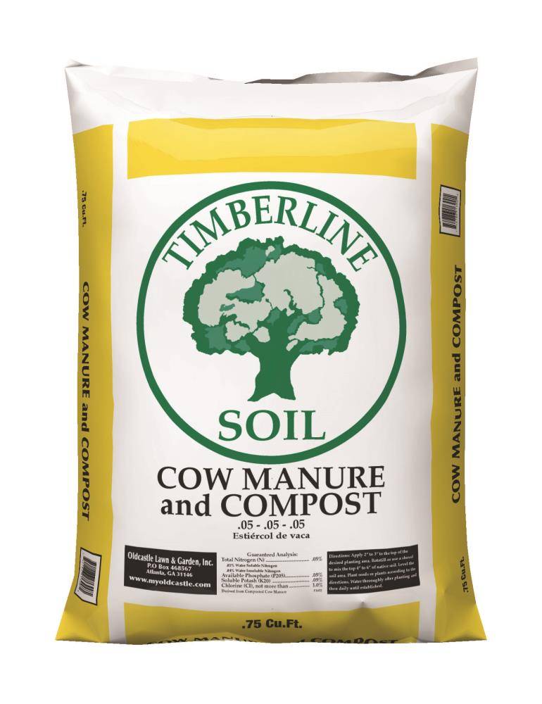 Hapi-Gro Timberline 40-lb Organic Compost and Manure Provides Organic Nutrients | CM40H