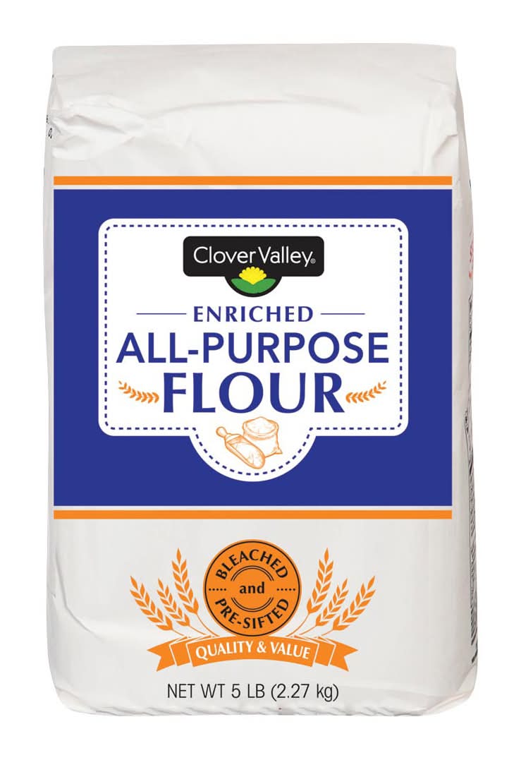 Clover Valley Enriched All Purpose Flour 5 Lbs