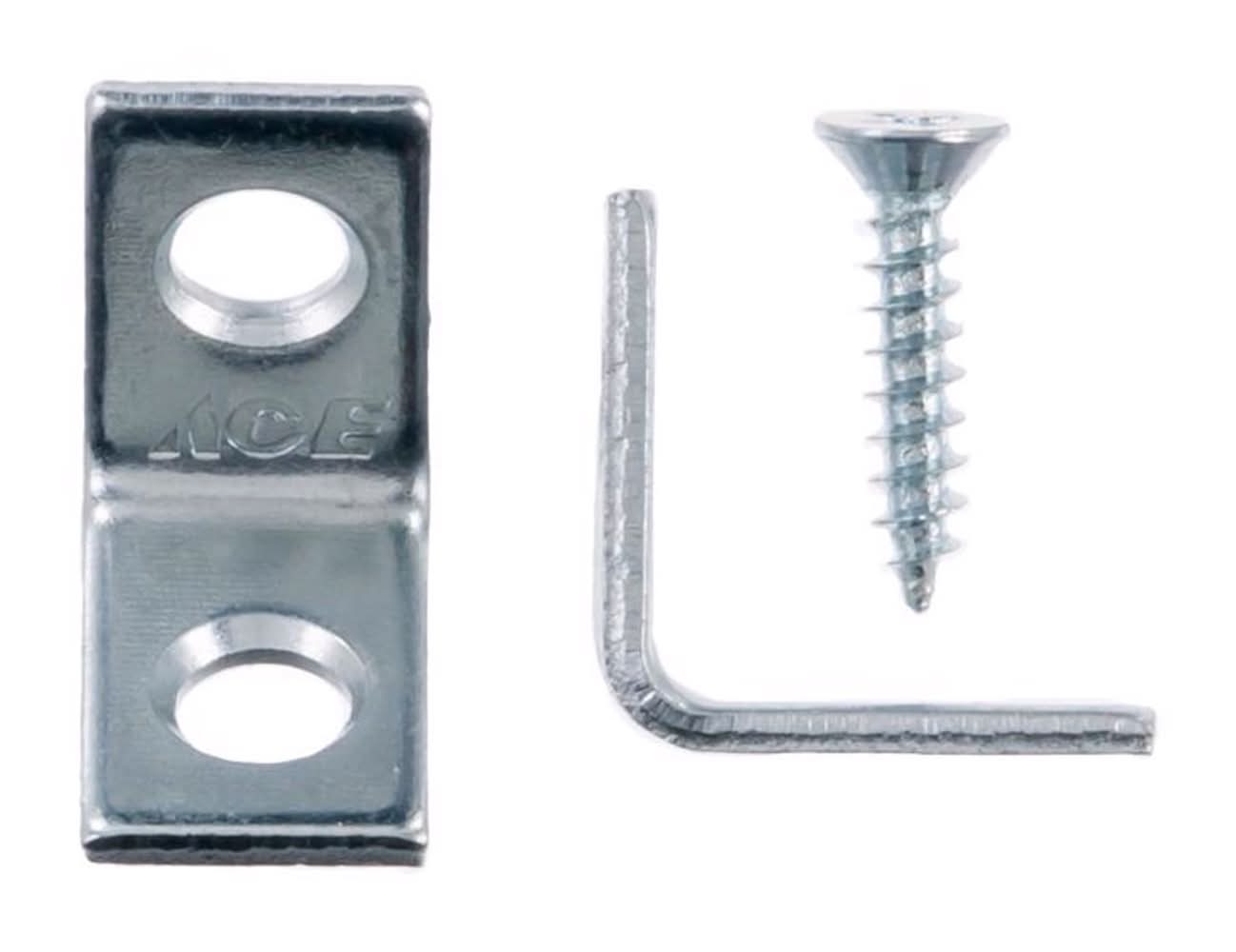 ACE 3/4 In. H X 2.75 In. W X 3/4 In. D Zinc Inside L Corner Brace