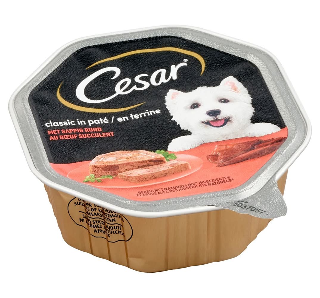 Cesar Classic in Paté met Sappig Rund 150 g