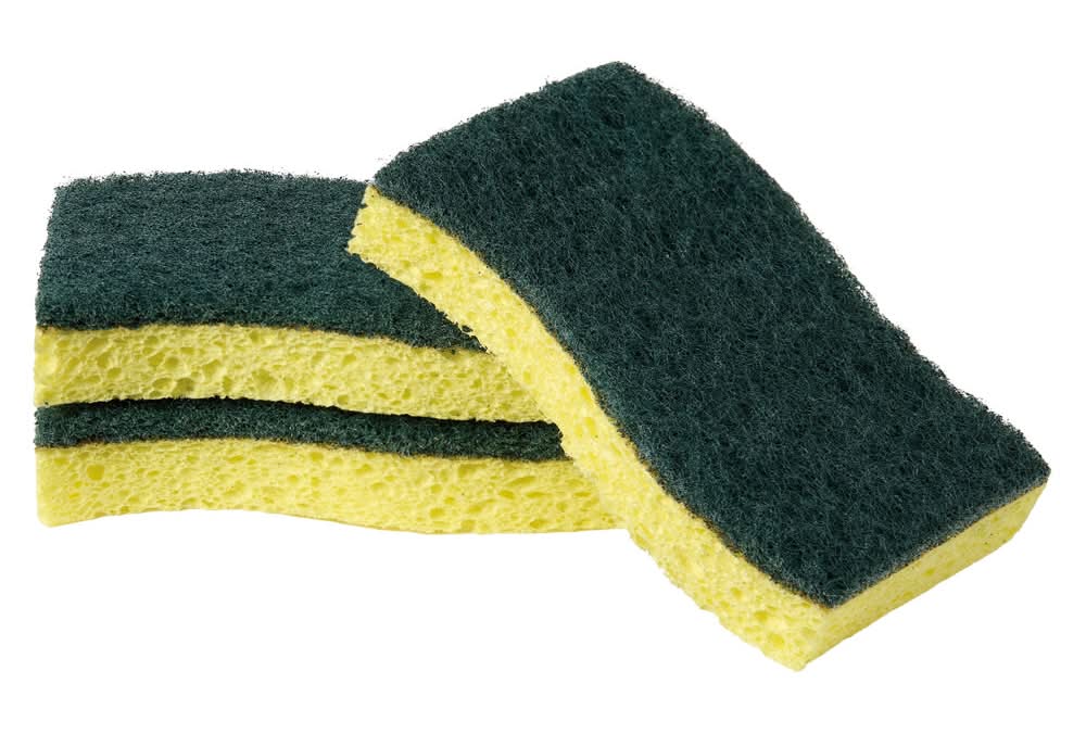 Power Force Heavy Duty Two-Sided Scrubber Sponge (3 ct)