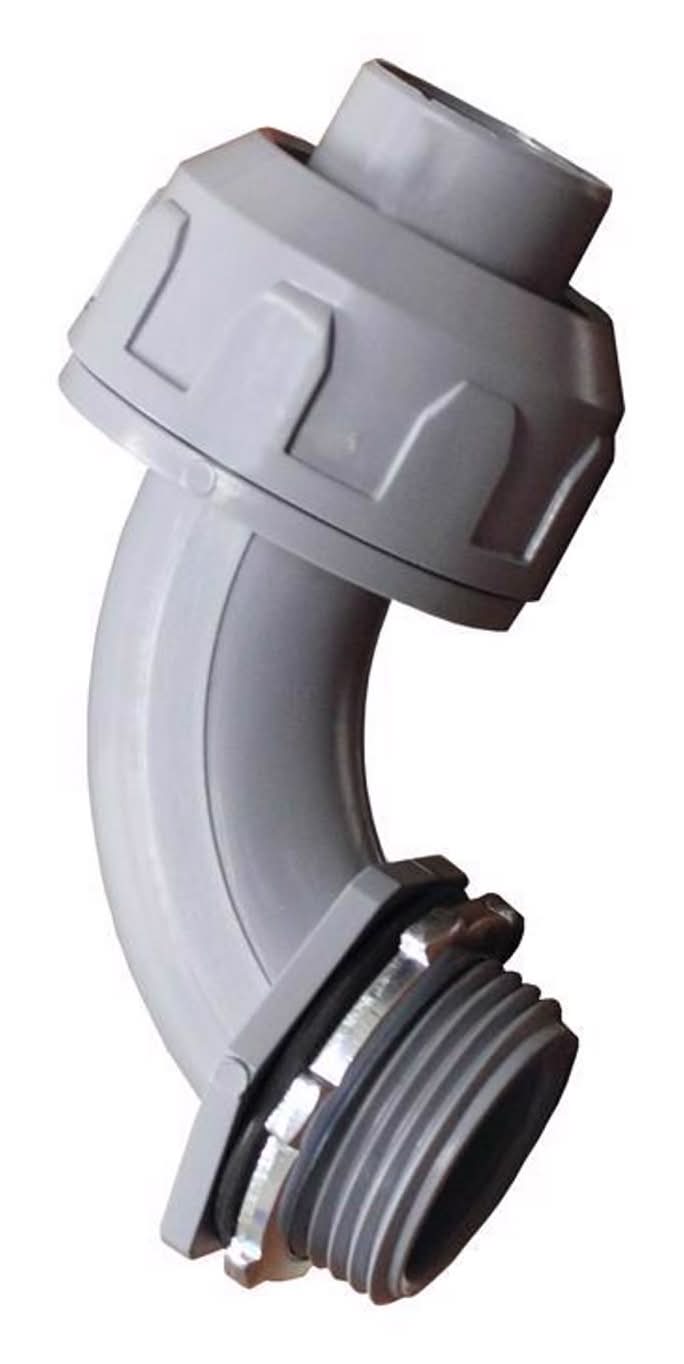 Sigma Engineered Solutions Proconnex 1/2 In. D Plastic 90 Degree Connector For Liquid Tight 1 Pk