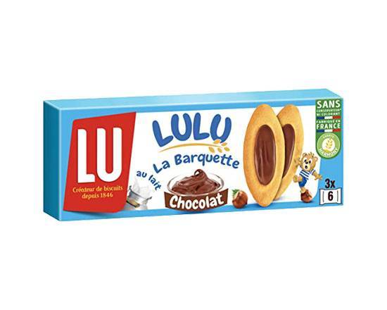 Biscuits chocolat Barquette LULU LU - Paquet de 120g
