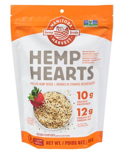 Manitoba Harvest Natural Hemp Hearts Raw Shelled Hemp Seeds (454 g)