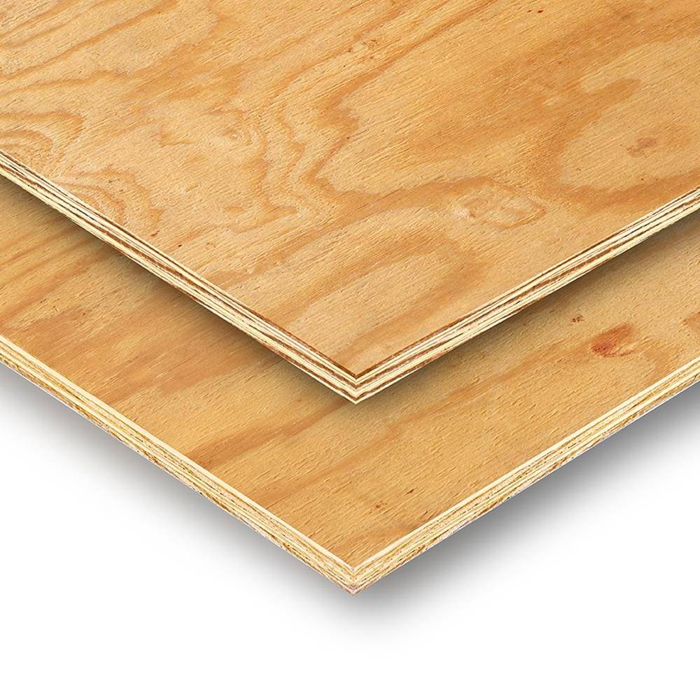 3/8-in x 4-ft x 8-ft Pine Plywood Sheathing | 721366