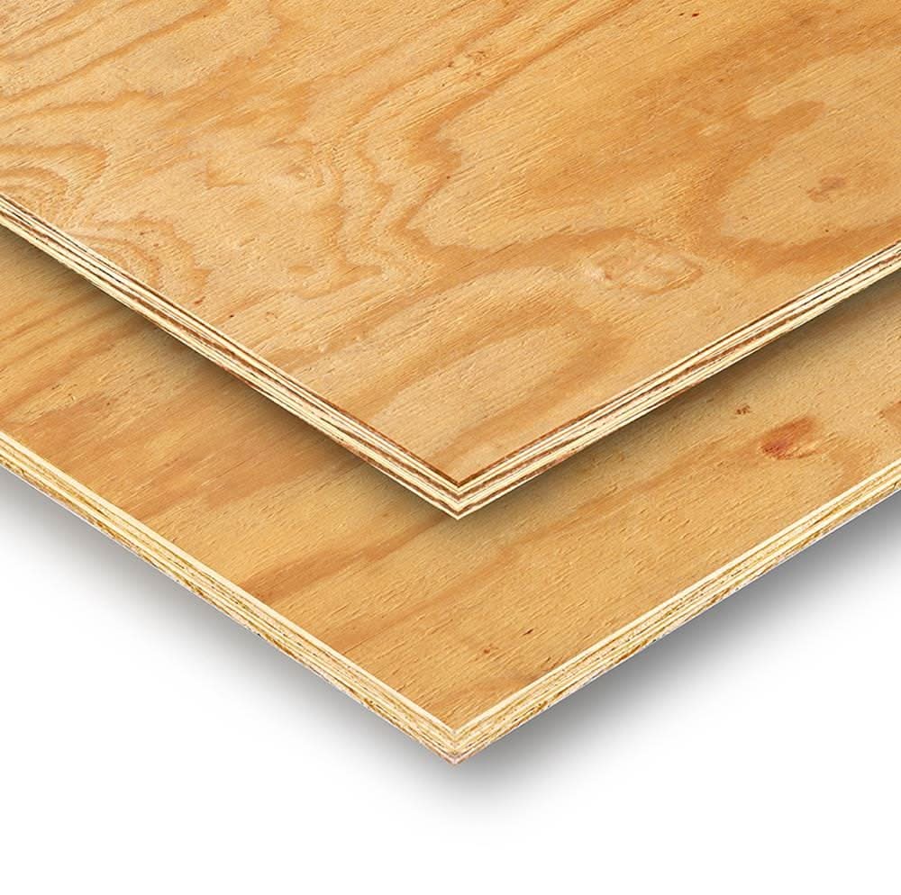 3/8-in x 4-ft x 8-ft Rated Pine Plywood Sheathing