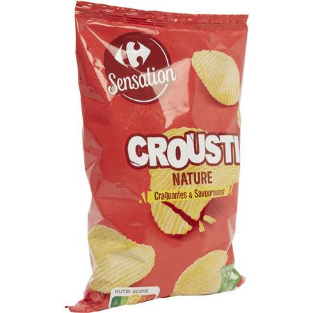 Chips craquantes CARREFOUR - le paquet de 150g