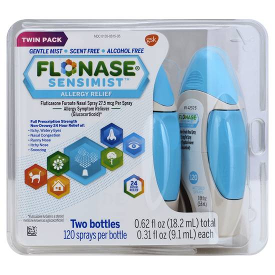 Flonase Sensimist Allergy Relief 120 Spray (2 ct)