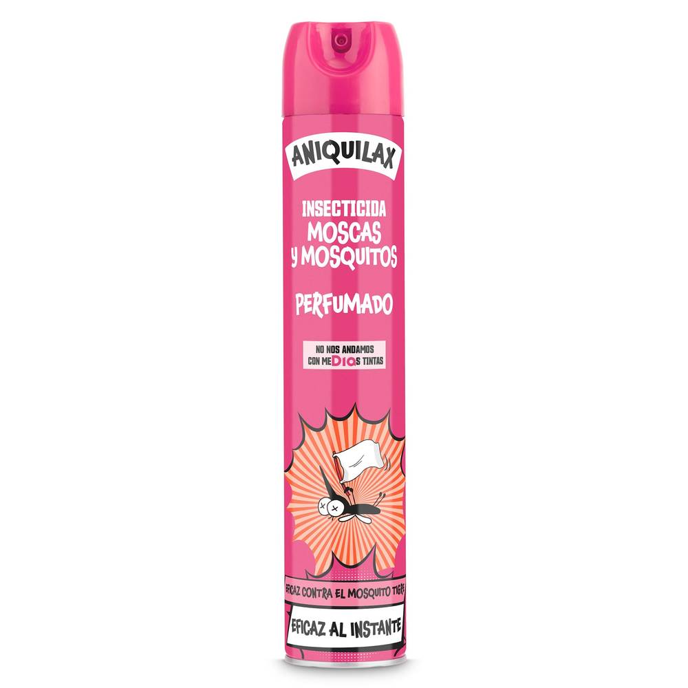 Insecticida Moscas Y Mosquitos Perfumado Aniquilax Spray 750 Ml