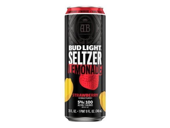 Bud Light Seltzer (25 fl oz) (strawberry-lemonade )